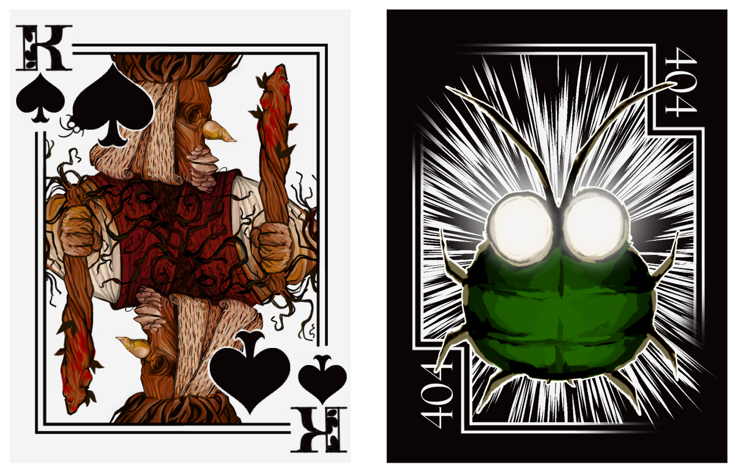 King of Spades Card
